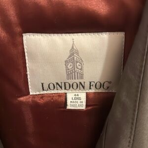 London Fog, lined trench coat